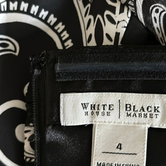 White House Black Market 100% Silk Halter Top, 4 - Picture 7 of 7